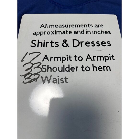 Athleta SoftTech Long Sleeve Royal Blue Dress Size XXS - Picture 9 of 9